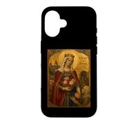 Carcasa para iPhone 16 Elegante Icono católico de Santa Isabel de Hungría