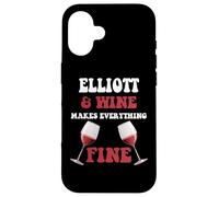 Carcasa para iPhone 16 Elliott and Wine Make Everything Fine Name Elliott