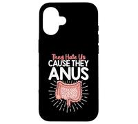 Carcasa para iPhone 16 Ellos Nos odian Porque no Somos Nosotros Divertido Juego de Palabras Broma