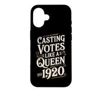 Carcasa para iPhone 16 Emitir votos como una Reina: Las Mujeres defensoras del Derecho al Voto