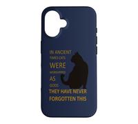 Carcasa para iPhone 16 En la antigüedad los Gatos Eran adorados como Dioses v1
