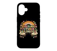 Carcasa para iPhone 16 Ensenando Futuros Bilingües Profesor de Lengua Dual