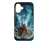 Carcasa para iPhone 16 Epic Japanese Anime Christian Bible - Moses Parting The Sea