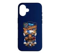 Carcasa para iPhone 16 Equipo de Finlandia Kalsarikännit Divertido Alce