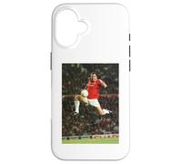 Carcasa para iPhone 16 Eric Cantona Leap Copa Mundial de Fútbol del Manchester United
