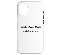 Carcasa para iPhone 16 Errores Divertidos Probablemente cometidos por mí Humor Consciente de sí Mismo