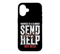Carcasa para iPhone 16 Escalada Casado con Un Escalador Enviar Ayuda No Beta