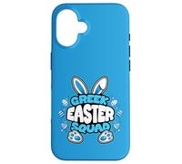 Carcasa para iPhone 16 Escuadrón de Pascua Griego Feliz Pascua Holiday Matching Family