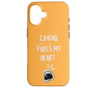 Carcasa para iPhone 16 Espeleología alimenta mi corazón Cave Explorer Espeleología Pasatiempo