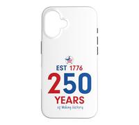Carcasa para iPhone 16 EST 1776 250 Years of Making History Patriotic American USA