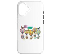 Carcasa para iPhone 16 Está Bien Decir Que no Hay Chicas en Globos aerostáticos en