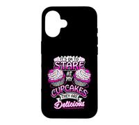 Carcasa para iPhone 16 ESTÁ Bien Mirar MIS Cupcakes Funny Bakers Baking Postres