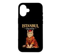 Carcasa para iPhone 16 Estambul Ciudad De Gatos Tradicional Cultura Turca Otomana