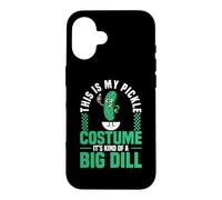 Carcasa para iPhone 16 Este es mi Disfraz de pepinillo Disfraz de eneldo de Comida de Halloween