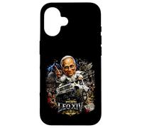 Carcasa para iPhone 16 Estilo de los años 80 Papa León XIV Amante Vintage Estilo Retro Streetwear