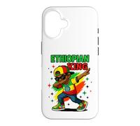 Carcasa para iPhone 16 Estilo Rey etíope Dab con Colores Nacionales para niños y niños