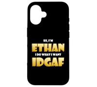 Carcasa para iPhone 16 Ethan Costume Idgaf Funny Meme Halloween Costume For Ethans