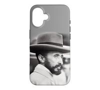 Carcasa para iPhone 16 Ethiopian Emperor Young Haile Selassie Face Rasta