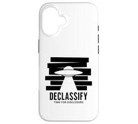 Carcasa para iPhone 16 Extraterrestres Conspiración OVNI Desclasificar Alienígenas