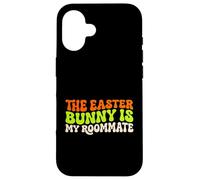 Carcasa para iPhone 16 Fan de The Easter Bunny Is My Roommate Holiday Spring Bunny