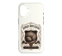 Carcasa para iPhone 16 Fantasía Fútbol Domingo Bootleggers Whisky Etiqueta Estilo