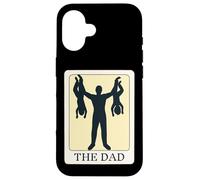 Carcasa para iPhone 16 Fathers Day Tarot Card The Dad Funny Father of Two