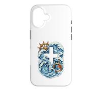Carcasa para iPhone 16 Fe, Esperanza y Mantener el Rumbo