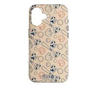 Carcasa para iPhone 16 Felix The Cat Baseball Icons Americana All Over Print