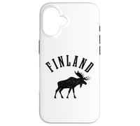 Carcasa para iPhone 16 Finlandia Souvenir Alce Finlandés Finlandés Sisu