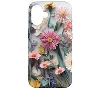 Carcasa para iPhone 16 Floral Flower Pattern Botanical Nature Garden Bloom Cute