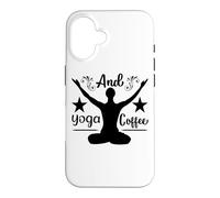 Carcasa para iPhone 16 Flujo de Amanecer Sereno y Vibraciones de café de Yoga