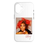 Carcasa para iPhone 16 Foto de Whitney Houston Red Ribbon Signature