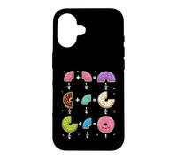 Carcasa para iPhone 16 Fracciones de Dona Humor matemático para Profesores, Estudiantes, niños