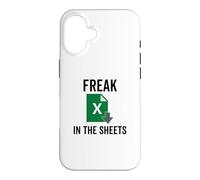 Carcasa para iPhone 16 Freak in The Excel Sheets, Hojas de cálculo, Divertido Chiste informático
