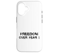 Carcasa para iPhone 16 Freedom Over Fear