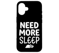 Carcasa para iPhone 16 French Bulldog Need More Sleep Frenchie Gifts