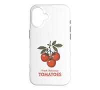 Carcasa para iPhone 16 Fresh Delicious Tomatoes Vintage Garden Lover Farmer Market