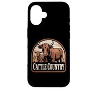 Carcasa para iPhone 16 Fresh Farm Milk Dairy Cow Calf Animal Cattle Farmer