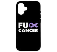 Carcasa para iPhone 16 Fuck Cancer - Camiseta con Texto en alemán Fuck Esophageal Cancer Awareness