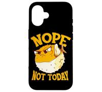 Carcasa para iPhone 16 Fun Design for Buffer Fish Nope, Not Today