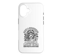 Carcasa para iPhone 16 Funny Beach Mom Club Skeleton Salty and Unbothered