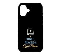 Carcasa para iPhone 16 Funny Church Sunday Sermón Humor Cristiano Domingo Estado de ánimo