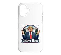 Carcasa para iPhone 16 Funny Daddy'S Home Trump Pink 2024 Take America Back 2024