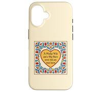 Carcasa para iPhone 16 Funny Farm Life Plump Wife Big Barn Nunca Hizo Daño A Cualquier Hombre