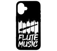 Carcasa para iPhone 16 Funny Flute Music Flautista Grabadora