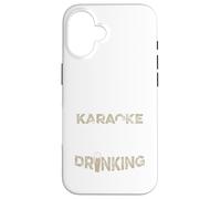 Carcasa para iPhone 16 Funny Karaoke Singer Bar Music Lover Singing Drinking Bar