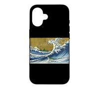 Carcasa para iPhone 16 Funny Mens Womens Girls Surfing A Great Wave Iguana Lover