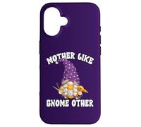 Carcasa para iPhone 16 Funny Mom Saying For Hairdresser Purple Hairstylist GNOME