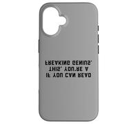 Carcasa para iPhone 16 Funny Optical Illusion Genius Design