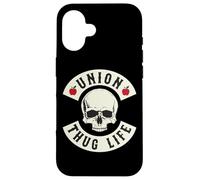 Carcasa para iPhone 16 Funny Red For Ed Union Thug Retro SpEd Teacher Appreciation